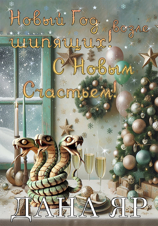 Новый год возле шипящих. С новым счастьем!
