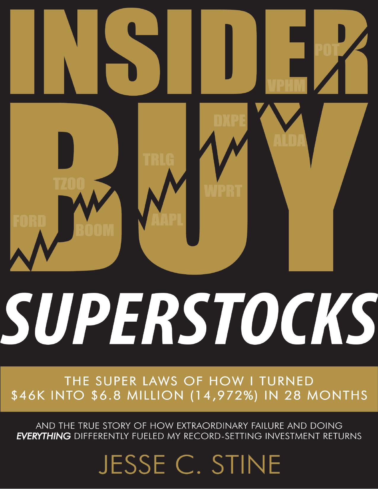 Insider buy superstocks (JESSE STINE)